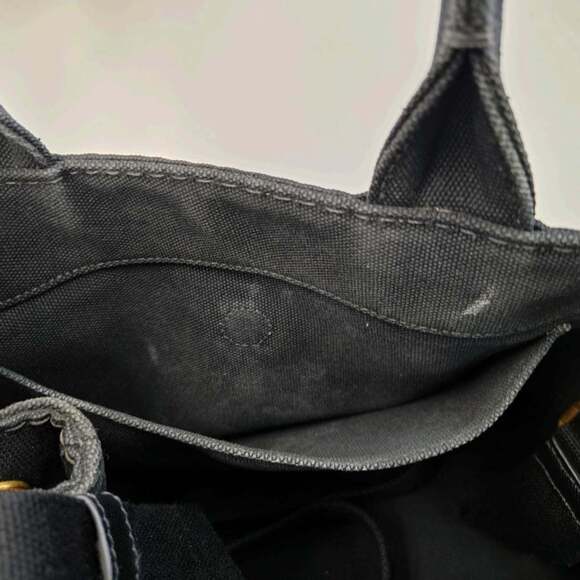 Prada Canapa S Size 1BG439 Women's Canvas Shoulder Bag,Tote Bag Black - Picture 13 of 16